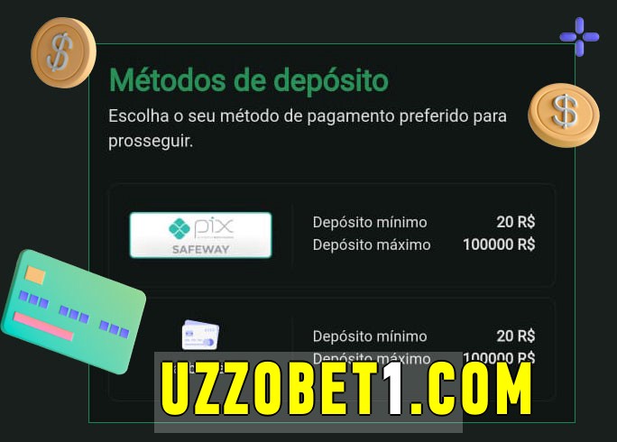 O cassino uzzobet bet oferece uma grande variedade de métodos de pagamento